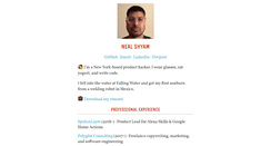 Desktop Screenshot of nealshyam.com